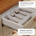 Ver imagem 6 de Balcão Pequeno Cozinha Positano New 100% MDF 3 Gavetas