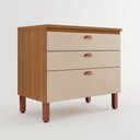 Ver imagem 2 de Balcão Pequeno Cozinha Positano New 100% MDF 3 Gavetas
