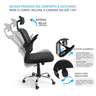 Cadeira de Escritorio Presidente Giratória Ergonômica Mesh - 10