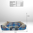 Ver imagem 5 de Cama P/ Cachorro Gato Caminha Pet 60x74 100% Lavável Linda M Azul