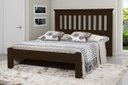 Ver imagem 1 de Cama Queen Size Texas de Madeira Maciça Tauari - Cor Tabaco