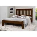 Ver imagem 1 de Cama de Casal Texas de Madeira Maciça Tauari - Cor Castanho