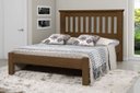 Ver imagem 1 de Cama Queen Size Texas de Madeira Maciça Tauari - Cor Imbuia