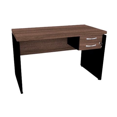 Mesa com Gaveta Pe40 1,20 Secretaria - Walnut