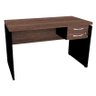 Mesa com Gaveta Pe40 1,20 Secretaria - Walnut - 1