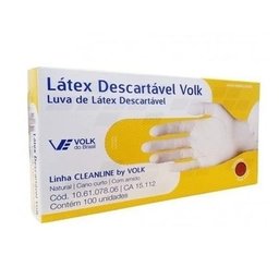 LUVA DE LATEX DESCARTAVEL TAM P CA 15112 - 1