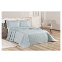 Ver imagem 1 de Cobreleito Queen Lazuli Glacial 3 peças Sulamita