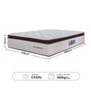 Ver imagem 6 de Colchão Casal Molas Ensacadas Sensation Premium 138x188cm Bf Colchões