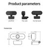 Webcam 1080P Full HD Câmera Computador Microfone P/Envio - 3
