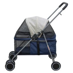 Carrinho de Passeio Pet para Cães e Gatos - Vermelho - 6