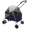 Carrinho de Passeio Pet para Cães e Gatos - Vermelho - 5