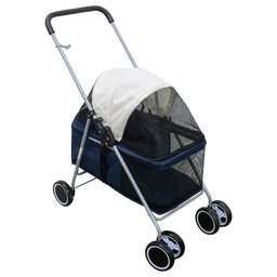 Carrinho de Passeio Pet para Cães e Gatos - Vermelho - 1