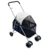 Carrinho de Passeio Pet para Cães e Gatos - Vermelho - 1
