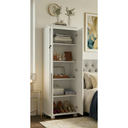 Ver imagem 2 de Armário Multiuso 2 Portas com Chave Organizador Alto para Quarto