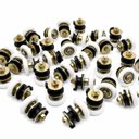 Ver imagem 3 de Kit c/ 10 Roldanas 1125R Porta de Correr Vidro 8 e 10mm Suporte Inteiriço Reforçada
