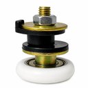 Ver imagem 1 de Kit c/ 10 Roldanas 1125R Porta de Correr Vidro 8 e 10mm Suporte Inteiriço Reforçada