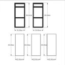 Ver imagem 3 de Estante Industrial - Aço Preto - 60x30x68cm - MDF Preto - Modelo Ind25pest