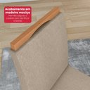 Ver mais imagens de Conjunto Sala de Jantar Mesa Easy Tower 170x90cm Mdf/vidro com 6 Cad Aurea Linho Rinzai Bege Amendoa