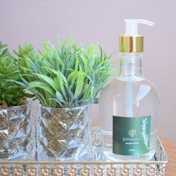 Arranjo de Folhagem e Suculentas no Vaso de Vidro - Kit com Dois Arranjos | Linha permanente - 4