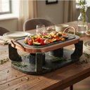 Ver imagem 4 de Churrasqueira Oval Pedra Sabão Gourmet 31 cm +04 Mol 80ml