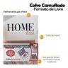 Cofre Camuflado Formato Livro Porta Joias com Chave - 5