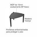 Ver imagem 5 de Mesa de Centro Orgânica 55,4cm Pé de Madeira Móvel na Caixa