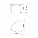 Ver imagem 2 de Mesa de Centro Orgânica 55,4cm Pé de Madeira Móvel na Caixa