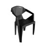 Conjunto Mesa Industrial Bernardo 1,80 Ferragem Preta com 6 Cadeiras New Alegra Preta - 3