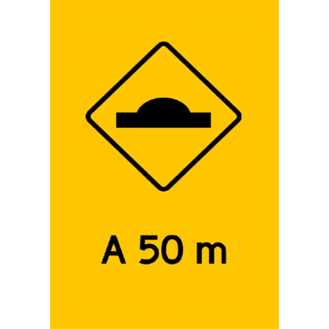 Placa Lombada a 50 Metros A-18 Resolução Contran Nº 180 180/2005