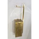 Ver imagem 1 de Papeleira de piso com lixeira acoplada Ouro Velho Linha Quadrada