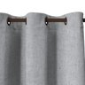 Cortina Tecido Rustico 2,00M x 2,30M Semi Blackout Cinza - 3