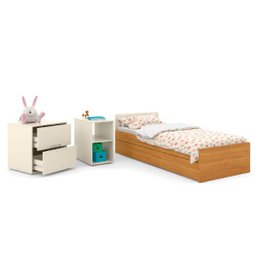 Berço Americano Formare Matic Cor Off White/Freijó - 4