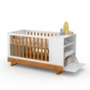 Ver imagem 3 de Berço Multifuncional Bkids Matic Branco Soft Freijó/Eco Wood