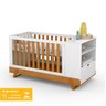 Berço Multifuncional Bkids Matic Branco Soft Freijó/Eco Wood - 2