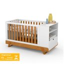 Ver imagem 2 de Berço Multifuncional Bkids Matic Branco Soft Freijó/Eco Wood