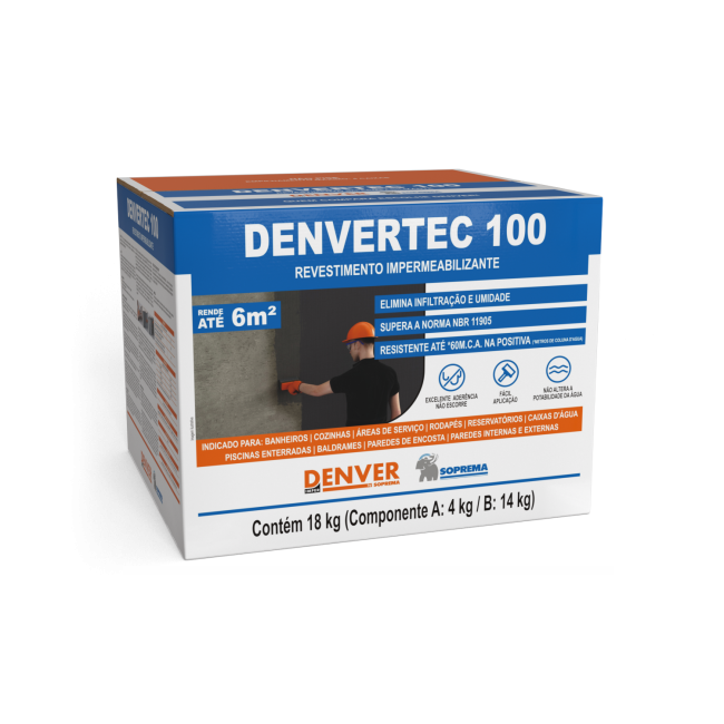 Denvertec 100 Impermeabilizante 18Kg - 1