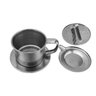 Kit 2 Cafeteiras Cafe Vietnamita Inox Coffe Forte Doce Tradicional - 7