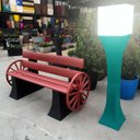 Ver imagem 2 de Torre Iluminada 1,5 Metro Luminária Abajur Chão Jardim Shopping Gourmet Piscina Loja Restaurante Est