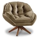Ver imagem 7 de Kit 2 Poltrona Decorativa Estofada Base Giratória Califórnia