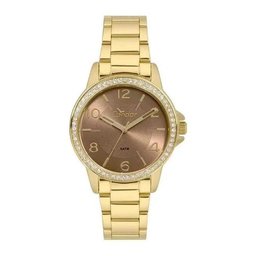 Relógio Feminino Condor Co2035kwn/k4m:Marrom-claro/Dourado - 1