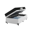 Ver imagem 4 de Cama Box Baú Solteiro + Colchão D33 One Face - 61x88x188cm - E-shop Casa - Couro