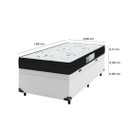 Ver imagem 3 de Cama Box Baú Solteiro + Colchão D33 One Face - 61x88x188cm - E-shop Casa - Couro