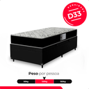 Ver imagem 5 de Cama Box Baú Solteiro + Colchão D33 One Face - 61x88x188cm - e-Shop Casa - Couro