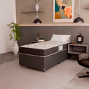 Ver imagem 6 de Cama Box Baú Solteiro + Colchão D33 One Face - 61x88x188cm - e-Shop Casa - Couro