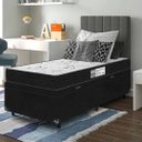 Ver imagem 2 de Cama Box Baú Solteiro + Colchão D33 One Face - 61x88x188cm - E-shop Casa - Suede
