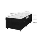 Ver imagem 3 de Cama Box Baú Solteiro + Colchão D33 One Face - 61x88x188cm - E-shop Casa - Suede