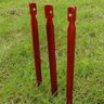 Estacas Alumínio Barracas Camping - Kit com 10 Vermelho - 2