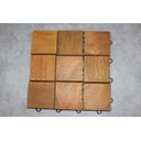 Ver imagem 3 de Deck de Madeira Modular Quadriculado 30x30 Kit 6 Peças (0,5M²)