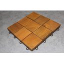 Ver imagem 4 de Deck de Madeira Modular Quadriculado 30x30 Kit 6 Peças (0,5M²)