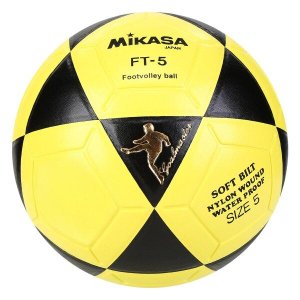 Bola de Futevôlei FT-5 Mikasa - Preto+Amarelo